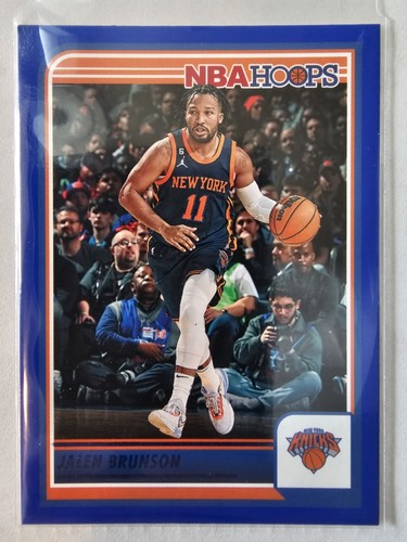 2023/24 Panini NBA Hoops Jalen Brunson #65 Blue Parallel | eBay
