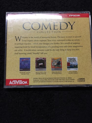 Infocom's Comedy Collection PC MAC 6 text based games Activision