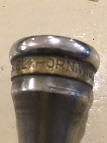Vintage Getzen Trumpet Mouthpiece Elkhorn Wis