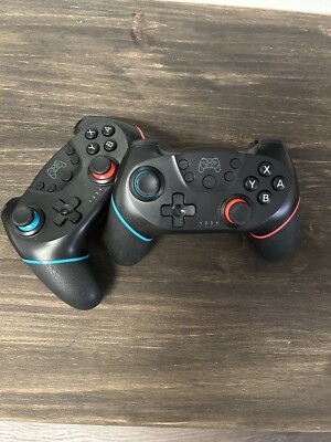 Set Of 2 Wireless Controllers compatible With Nintendo Switch
