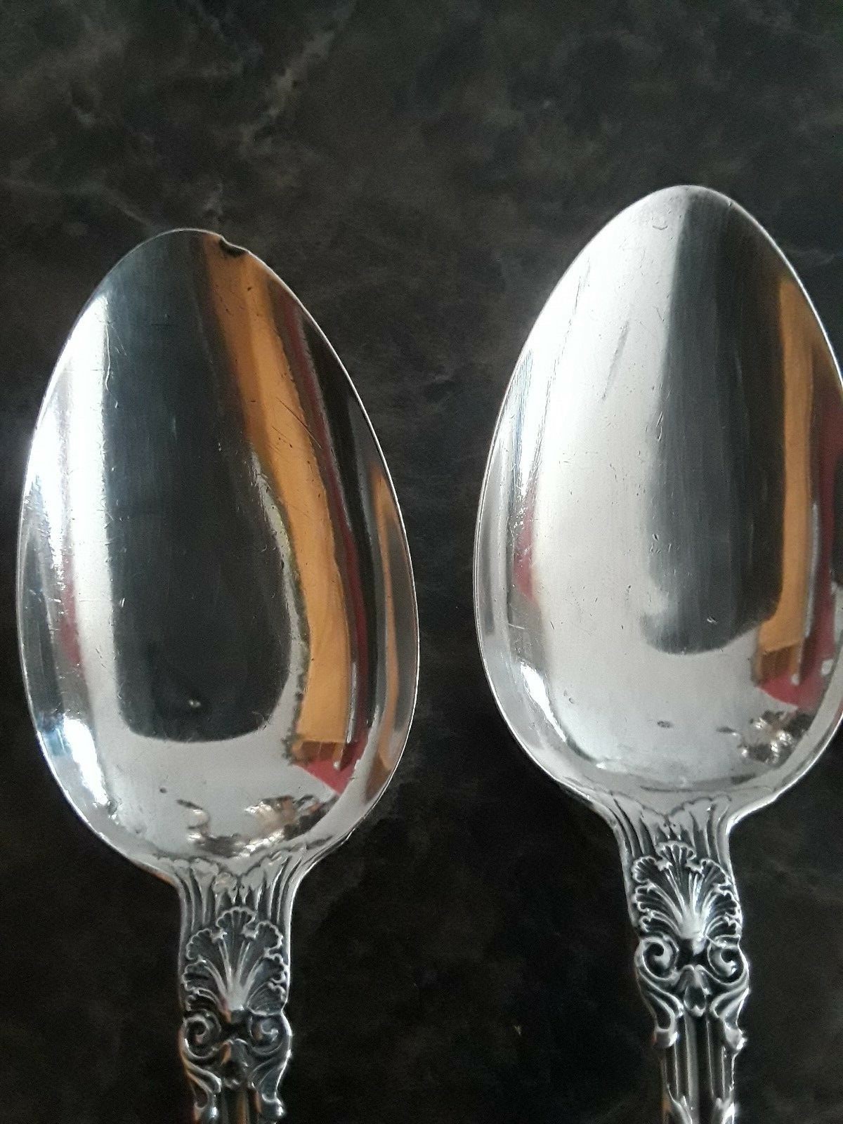 1901 King Edward Sterling Silver Teaspoons Qty.6 No Mono