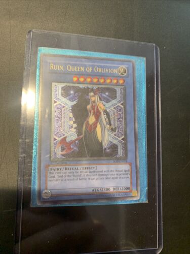 Yu-Gi-Oh Ruin, Queen of Oblivion Ultimate Rare 1st SOI-EN034 MINT Yu-Gi-Oh Ruin, Queen of Oblivion Ultimate Rare 1st SOI-EN034 MINT