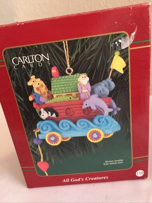 Carlton Cards  All Gods Creatures  Ornament-Heirloom Collection