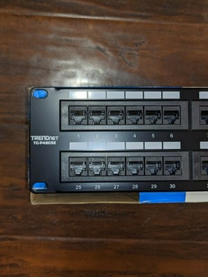 Trendnet TC-P48C5E 48-Port Cat5E Rj45 Utp 19 Inch Rackmount Patch Panel