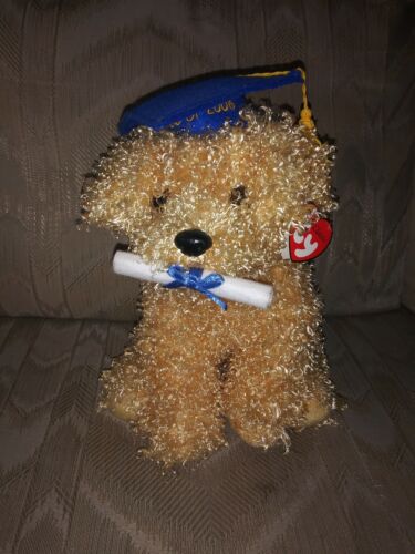 TY Classic Beanie Baby Diploma Class Of 2006 Dog Plush Stuffed...