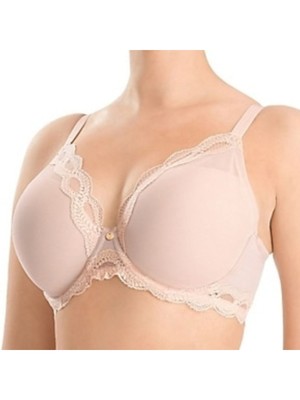 Подвеска NATORI Intimates Beige Mesh с глубоким вырезом и подкладкой спереди Полное покрытие 30G