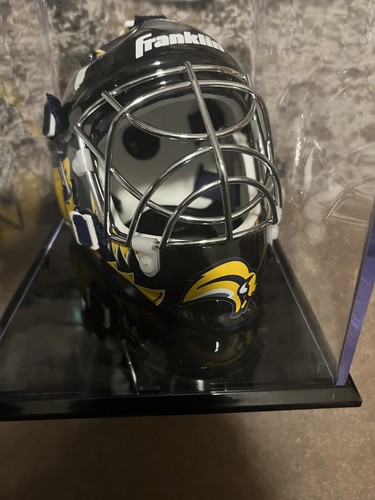 Franklin Sports Buffalo Sabres NHL Mini Hockey Goalie Helmet Mask