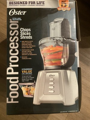 NEW Oster 14-Cup LARGE Food Processor Chops Slices Shreds Model FPSTFP4263-DFL 