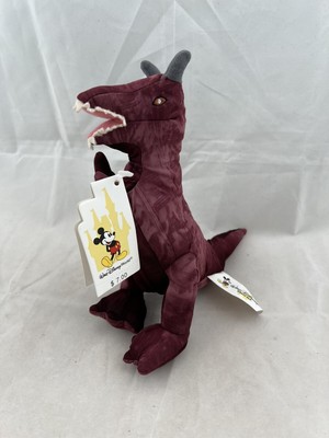 Walt Disney World Dinosaur Star Beans Plush Purple T-Rex with Horns With Tags