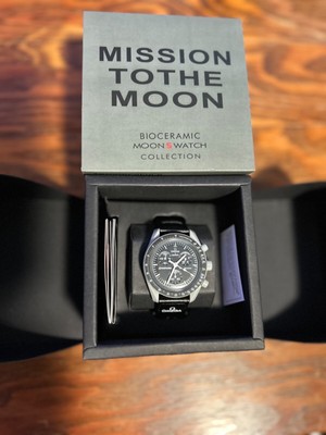 OMEGA x Swatch Speedmaster Men's Gray Watch - SO33A100