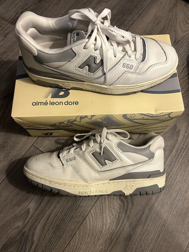 28cm Aimé Leon Dore × New Balance 550 Aimé Leon Dore New Balance 550 'Light Grey' - JustFreshKicks