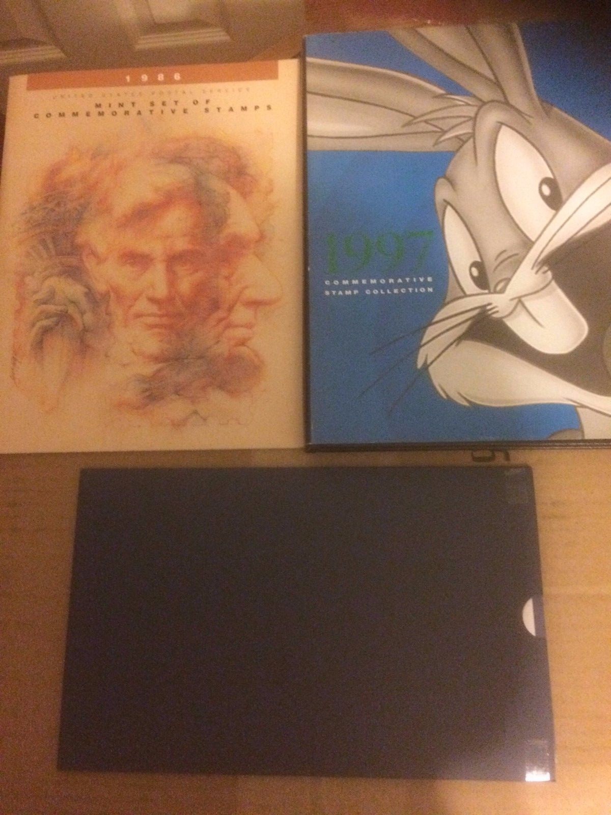 Stamp books, first day binders, albums