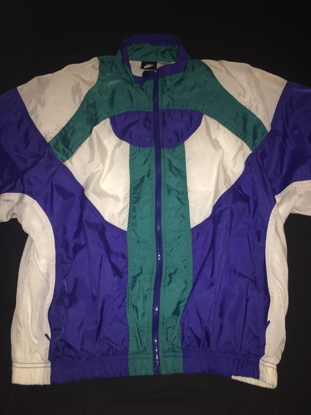 matching 80s tracksuit