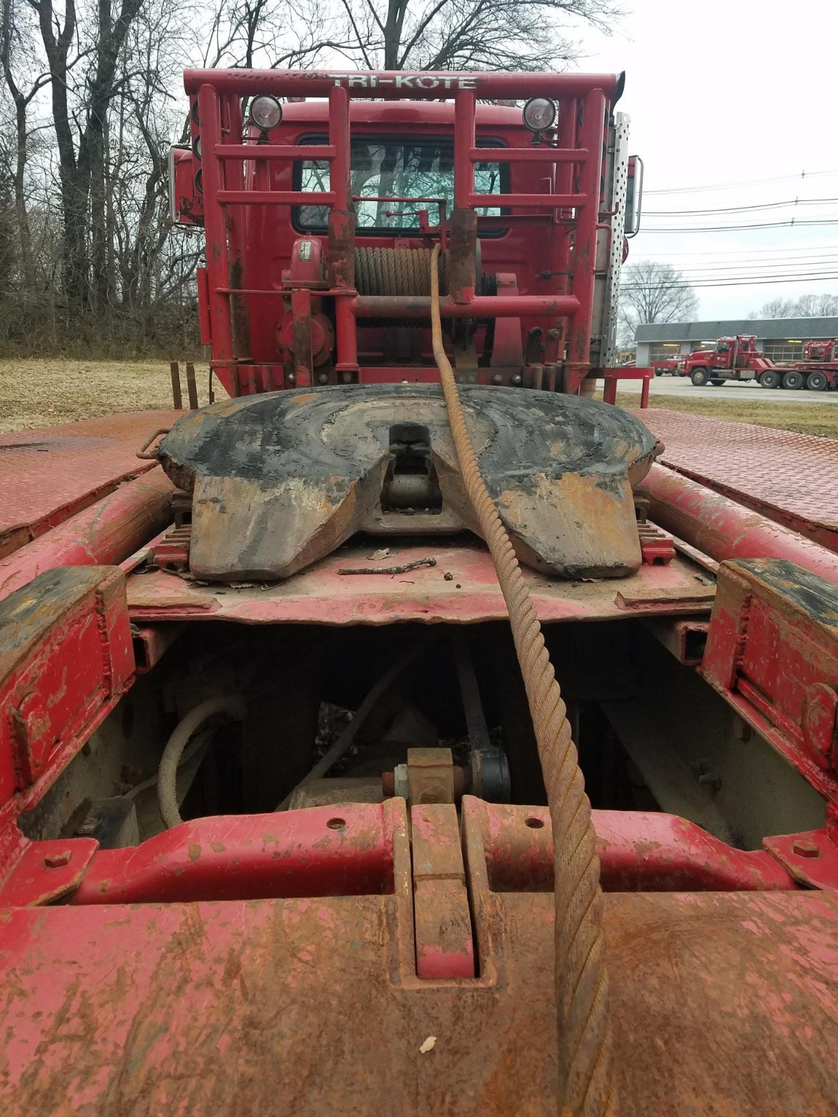 Mack R Model Winch Truck With Winch Loadable Dump Bed