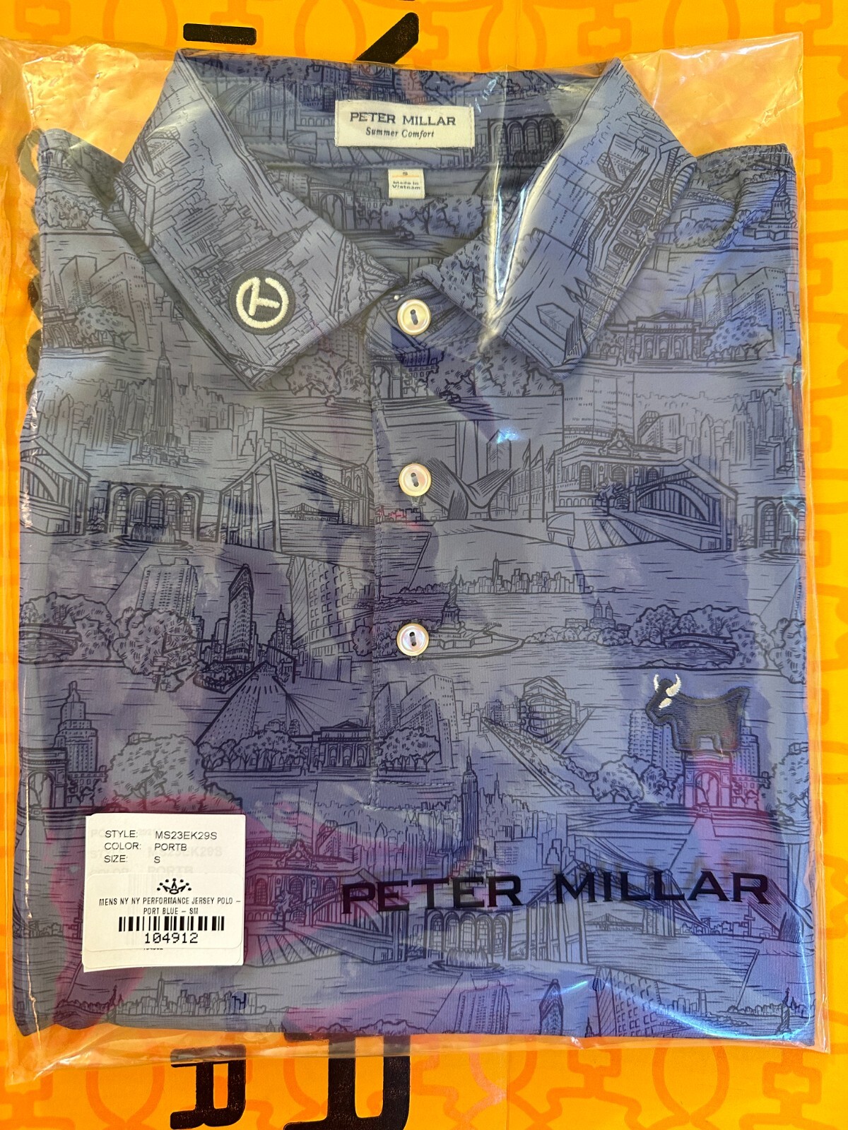 【新品】PETER MILLAR/SCOTTY CAMELON ポロシャツ Scotty Cameron Peter Millar Jackpot Johnny Men's Polo Golf