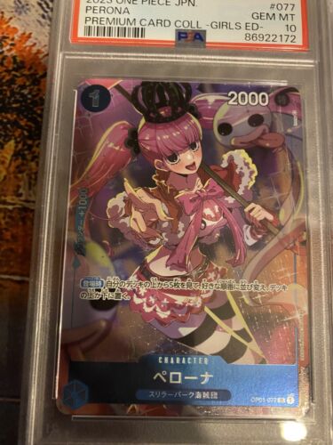 PSA 10 One Piece Nico Robin OP09-107 Alt Art EMPERORS IN THE PSA 10 One Piece Nico Robin OP09-107 Alt Art EMPERORS IN THE