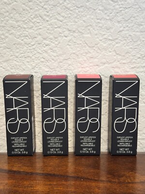   Nars Explicit Lipstick  ~PICK SHADE~ NEW IN BOX FREE SHIPPING   0.13Oz