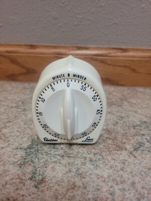 Vintage Robert Shaw Lux 60 Minute Minder Kitchen Timer - Works!