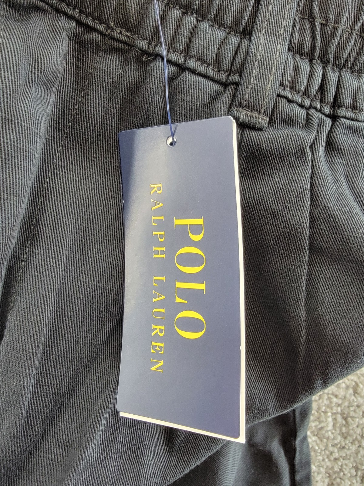 Polo Ralph Lauren Chino Drawstring Pants Big Boys 16 Polo Black Button Closure - Picture 19 of 20
