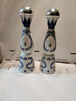 Set Of 2 Clase Azul Reposado Tequila - 750ml Empty Bottles