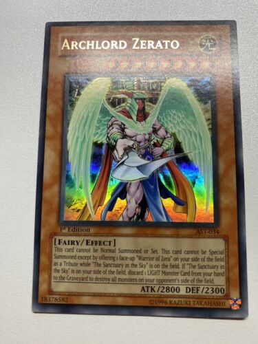 Yugioh Archlord Zerato 1st Edition Ultra Rare AST-034 MP | eBay Yugioh Archlord Zerato 1st Edition Ultra Rare AST-034 MP | eBay