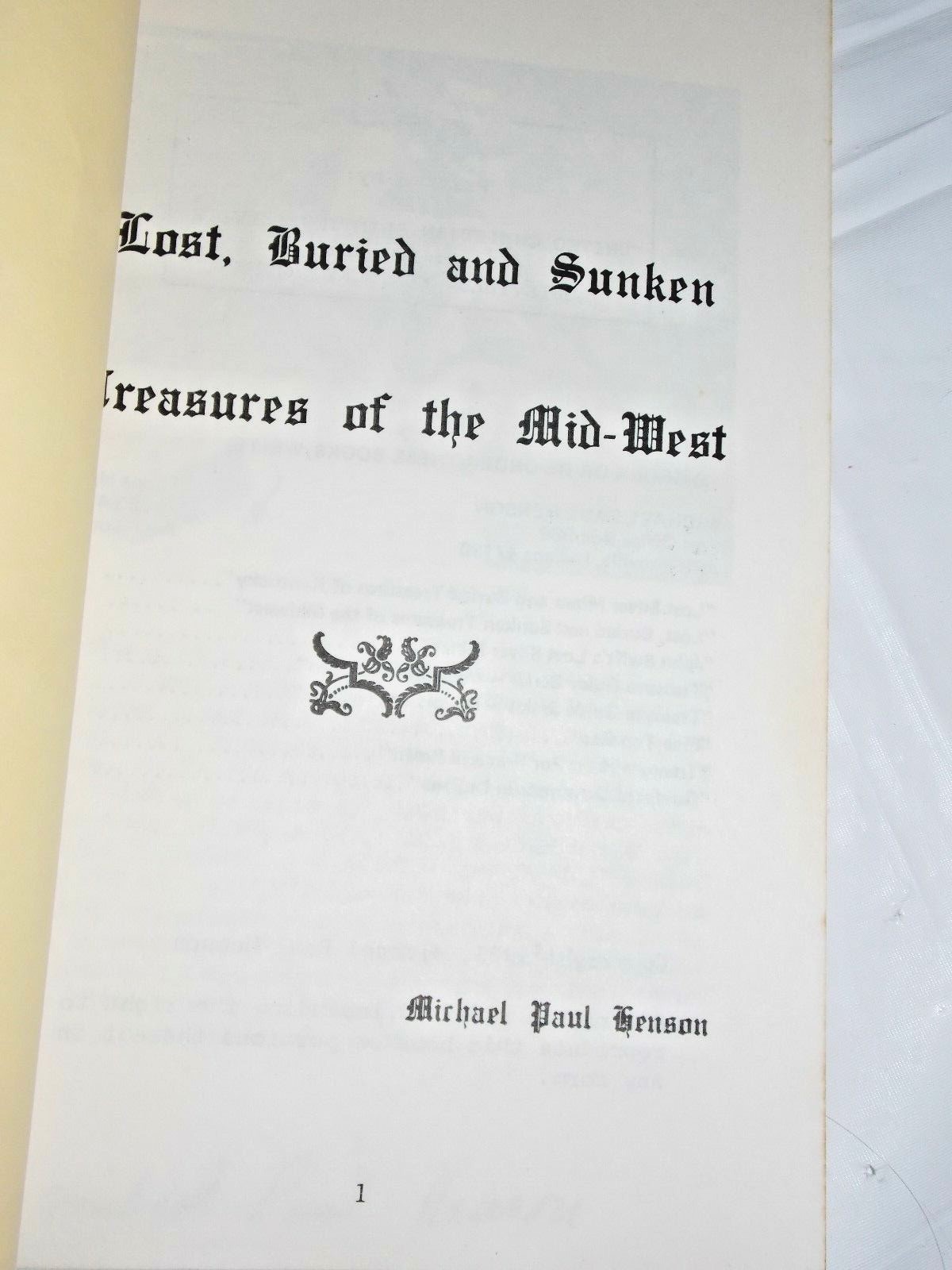 Lost, Buried and Sunken Treasures of the Mid-West (lot 485)