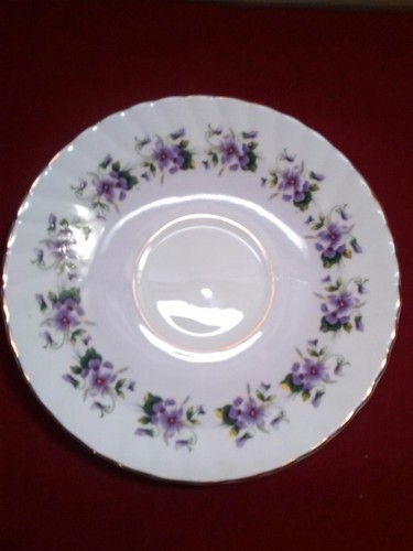 Antique Rosina Fine Bone China Teacup and Saucer Set (Made in England)