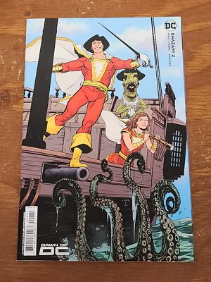 SHAZAM #2 CVR E INC 1:25 STEVE LIEBER CARD STOCK VAR DC COMICS 9.8