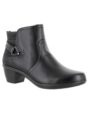 

Ботильоны EASY STREET Womens Black Hardware Details Comfort Dawnta на блочном каблуке, Черный, DAWNTA