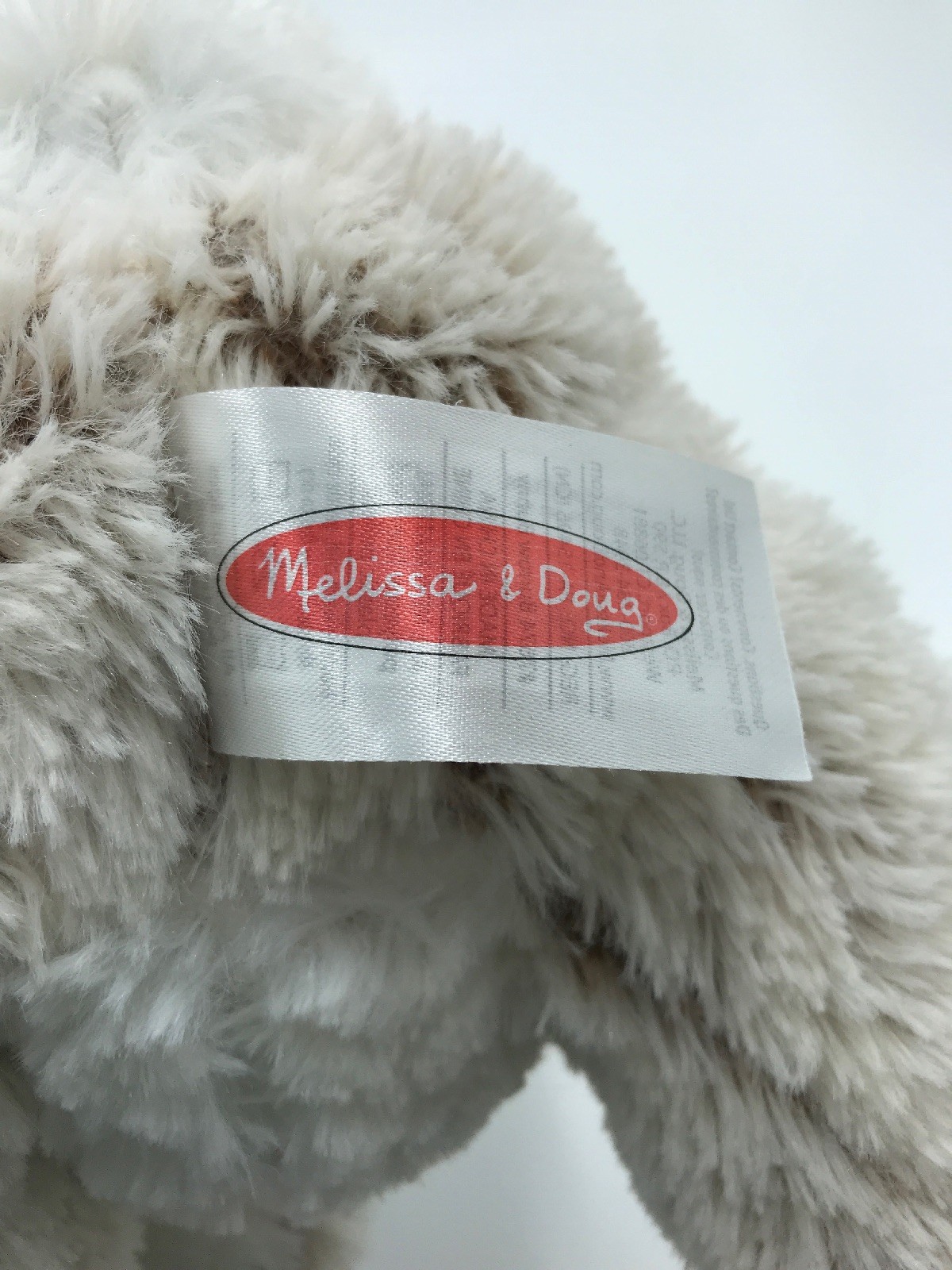 Melissa And Doug Colorful Burrow Bunny Rabbit 9 Inch Plush Brown Stuffed Animal