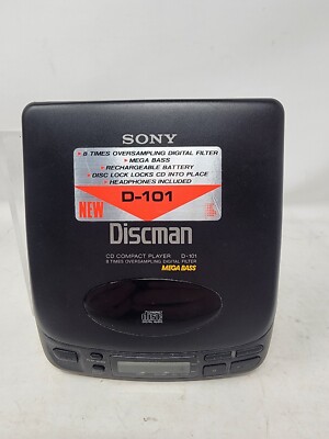 Sony Discman D-101 CD Compact Disc Player Walkman