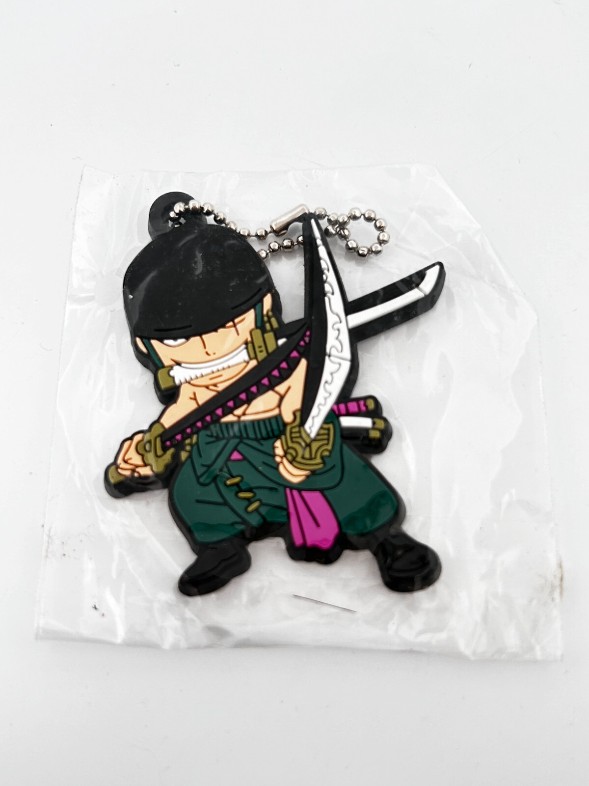 Roronoa Zoro One Piece Mini Figure Rubber Mascot Character