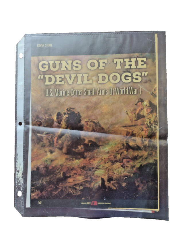Guns of the "Devil Dogs" US Marine Corps Small Arms of  WWI 2017 Print Article