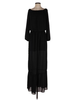 Three Eighty Two Women Black Casual Dress S
