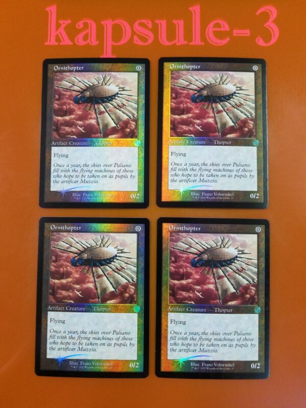 4x Ornithopter | Foil Retro | The Brothers