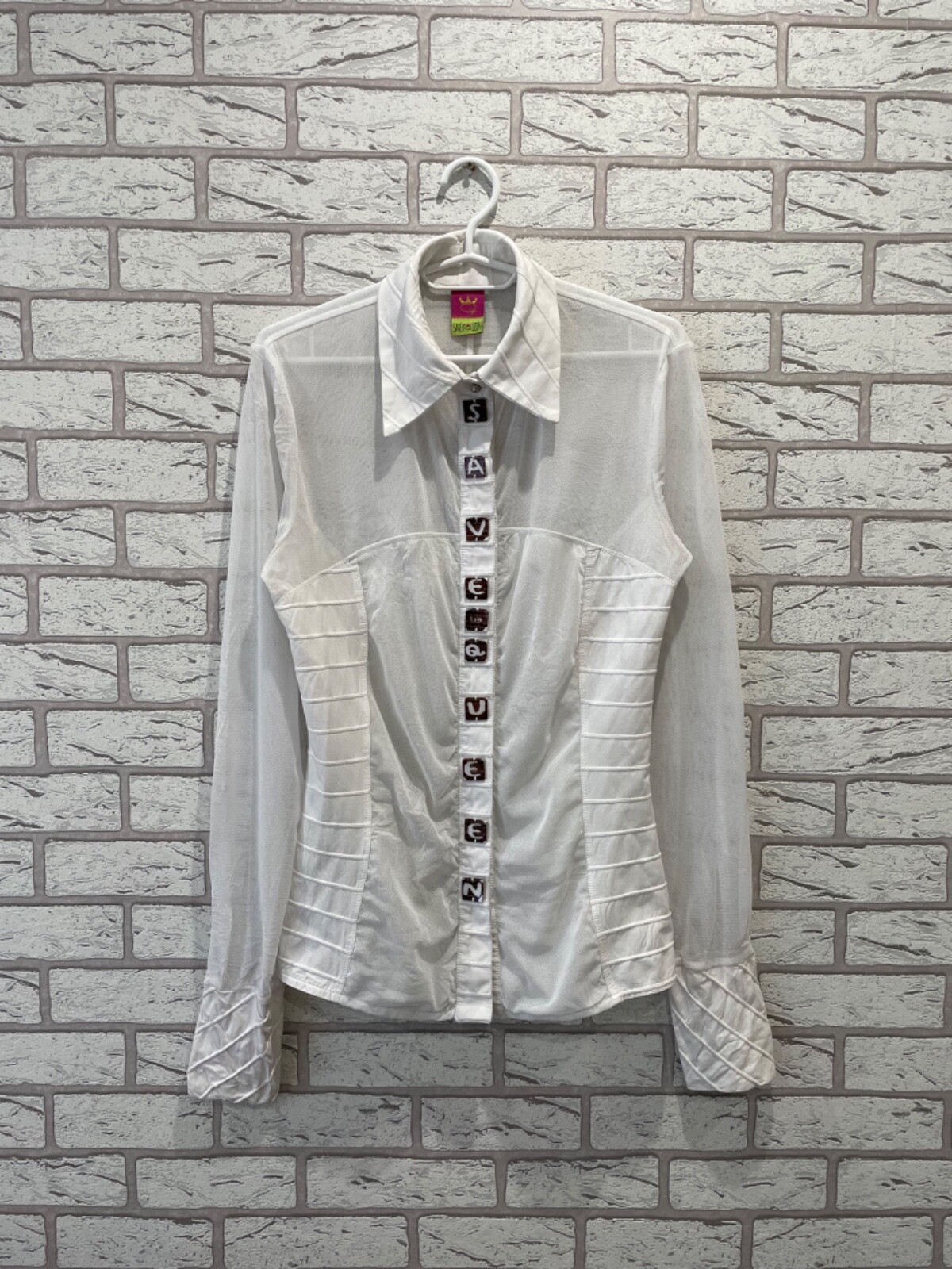 トップス SAVE THE QUEEN/Power Net Ribbon Top トップス SAVE THE QUEEN/Power Net Ribbon Top SAVE THE QUEEN