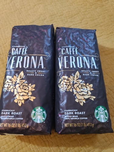 Starbucks Caffe Verona Dark Roast Whole Bean Coffee - 1lb