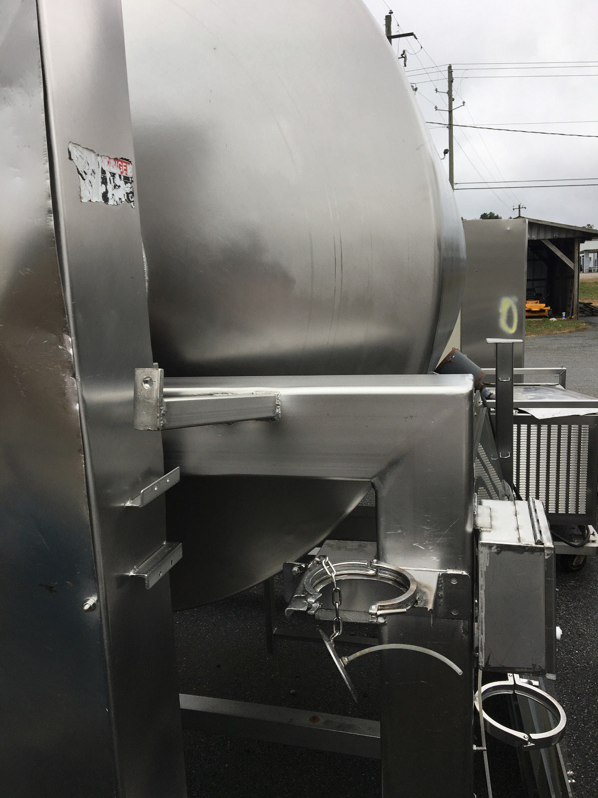 FPEC VT-85 Vacuum tumbler, shaft load,  2,500 lbs. capacity