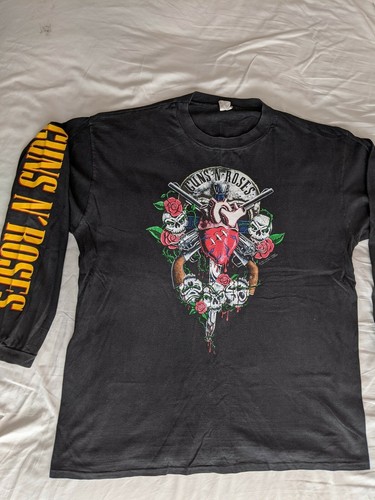Rare Vintage 90's Guns N Roses long sleeve T shirt L