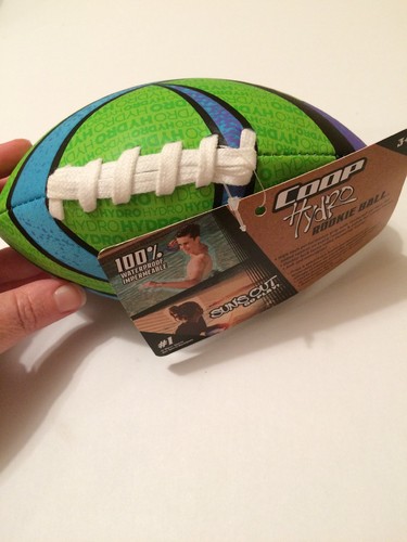 COOP Hydro Rookie Balls  New NWT Blue Green Purple Football Pool Beach  Toy