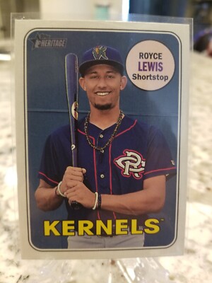 2018 Topps Heritage Minor League Royce Lewis #150  Cedar Rapids Kernels Twins