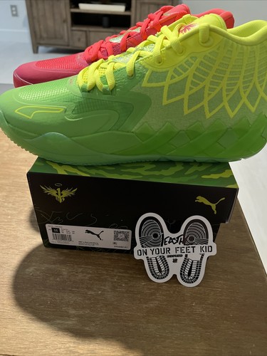 Pre-owned Puma Size 11 -  Mb.01 X Rick And Morty Mismatched 2022 Brand Deadstock Unworn In Red