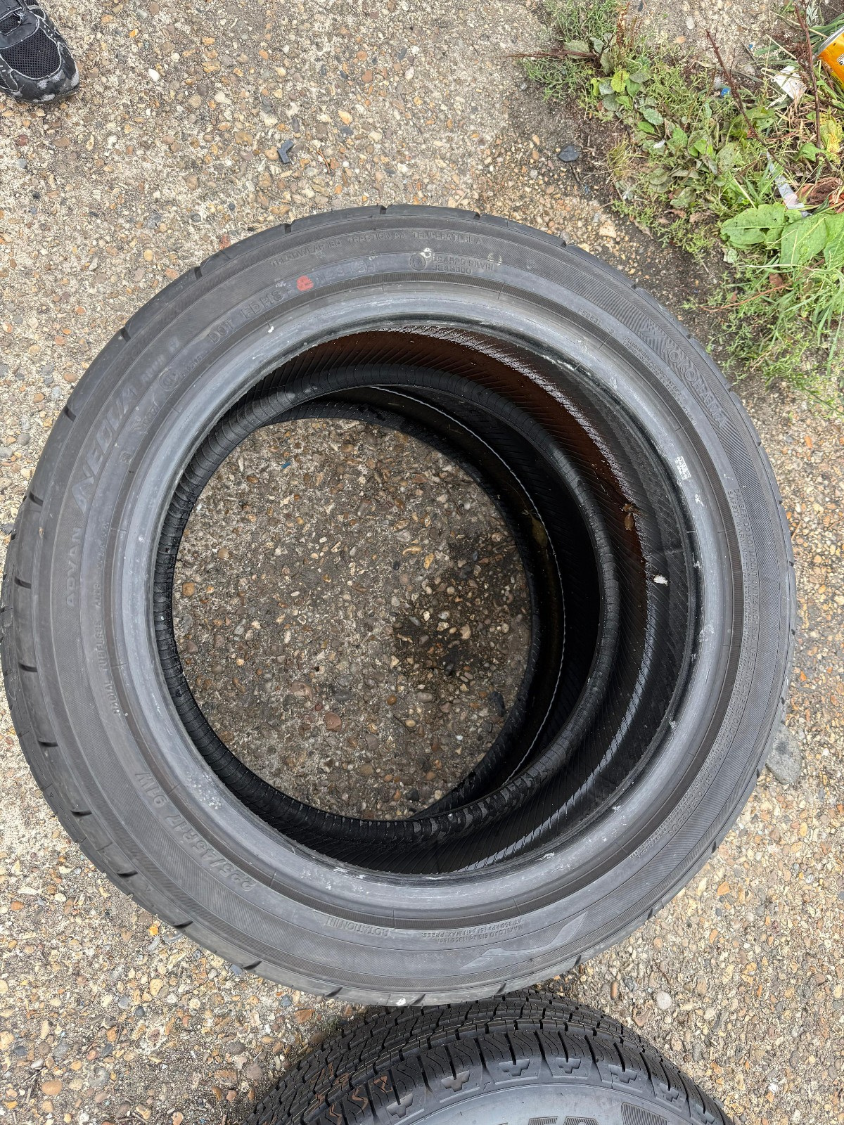 225 45 17 Yokohama, Advan Neova AD08, 91W, x2 A Pair, 6.3mm (F1_tyres) YD183