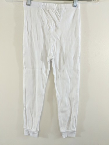 D1 Little Winnie Size 7-8Y Pajama Pants White Cotton Legging