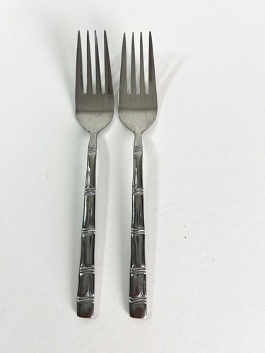 Bamboo MCM Flatware OXFORD HALL Lanai stainless 1970&rsquo;s jap