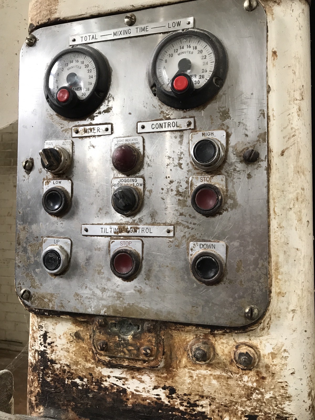 Readco Triple Bar Roller Mixer w/ Cooling Jacket 1600 Lbs Of Dough At Once