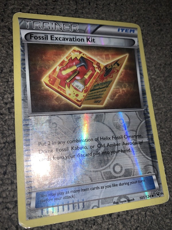 Fossil Excavation Kit Pokemon Cards Find Pokemon Card Pictures With