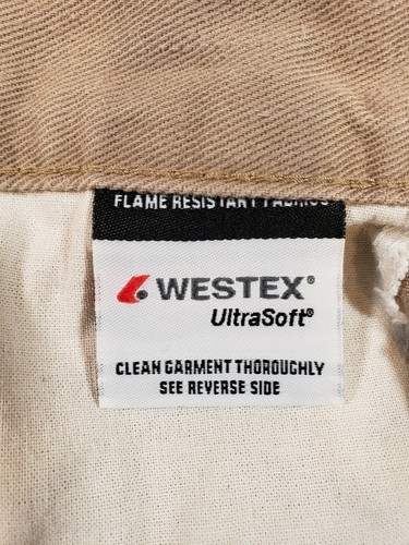 #045amd FR Westex Riverside Ultrasoft Work Pants Cargo 34 x32 Flame Resistant