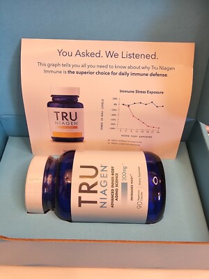 Tru Niagen Nicotinamide Riboside, 300 mg, 90 Vegetarian Capsules Sealed 10/2026
