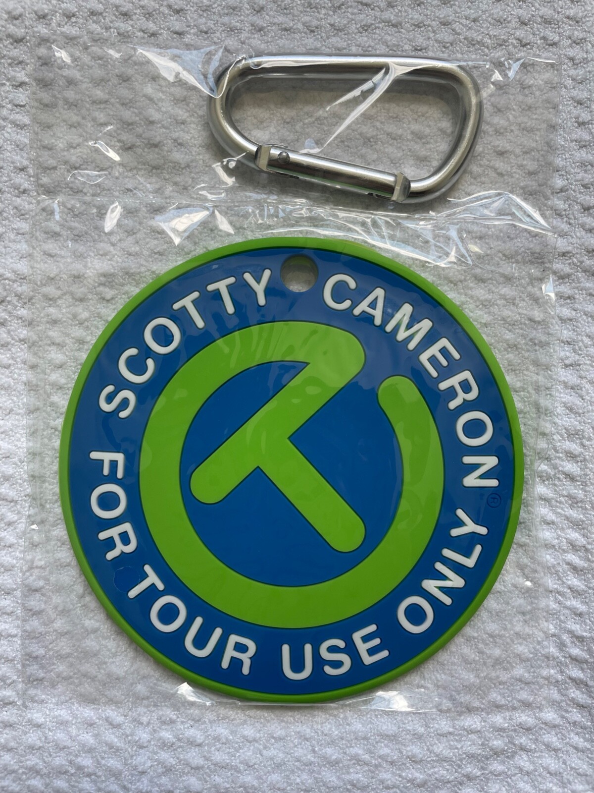 Scotty Cameron Circle T Blue Lime Green Putting Disk w Scotty Cameron Circle T Blue Lime Green Putting Disk w
